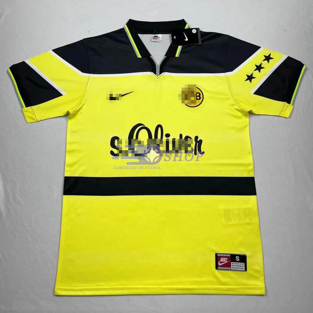Camiseta Borussia Dortmund 1997 1ª Equipación Retro