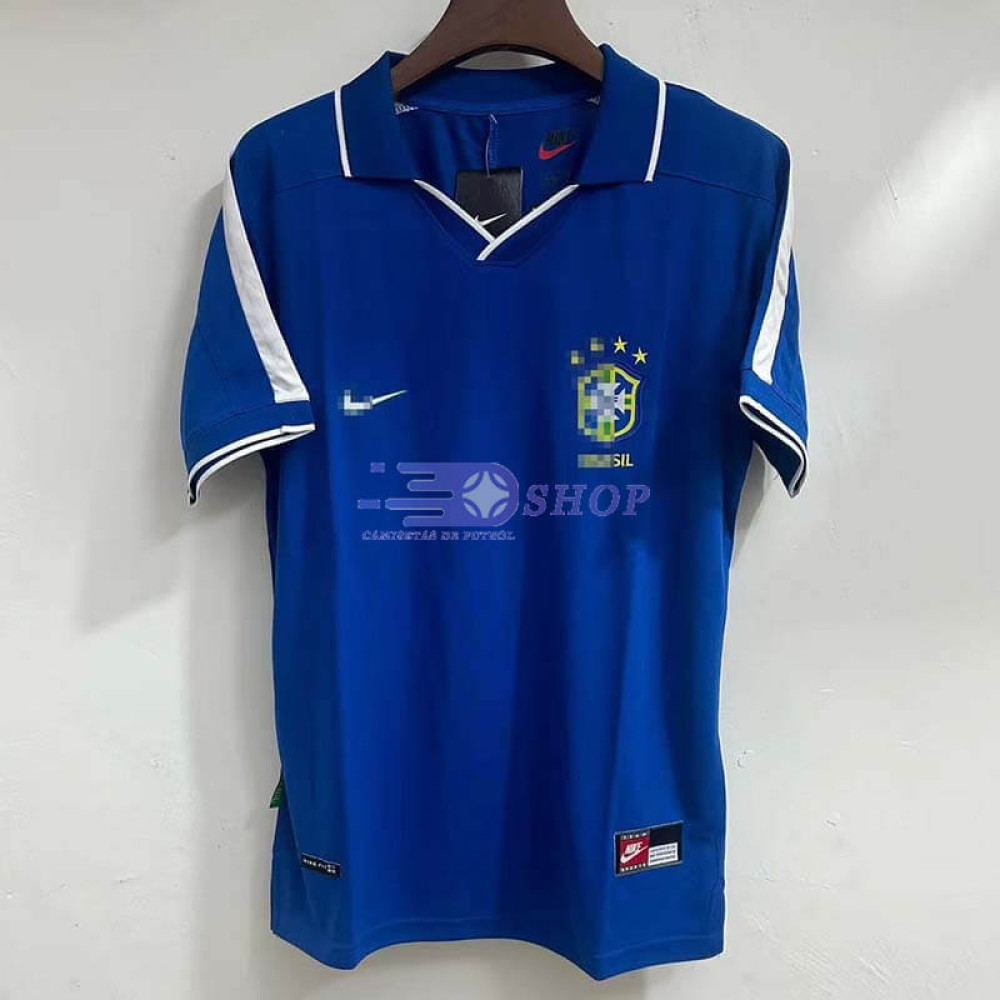 Camiseta Brasil 1997 2ª Equipación Retro