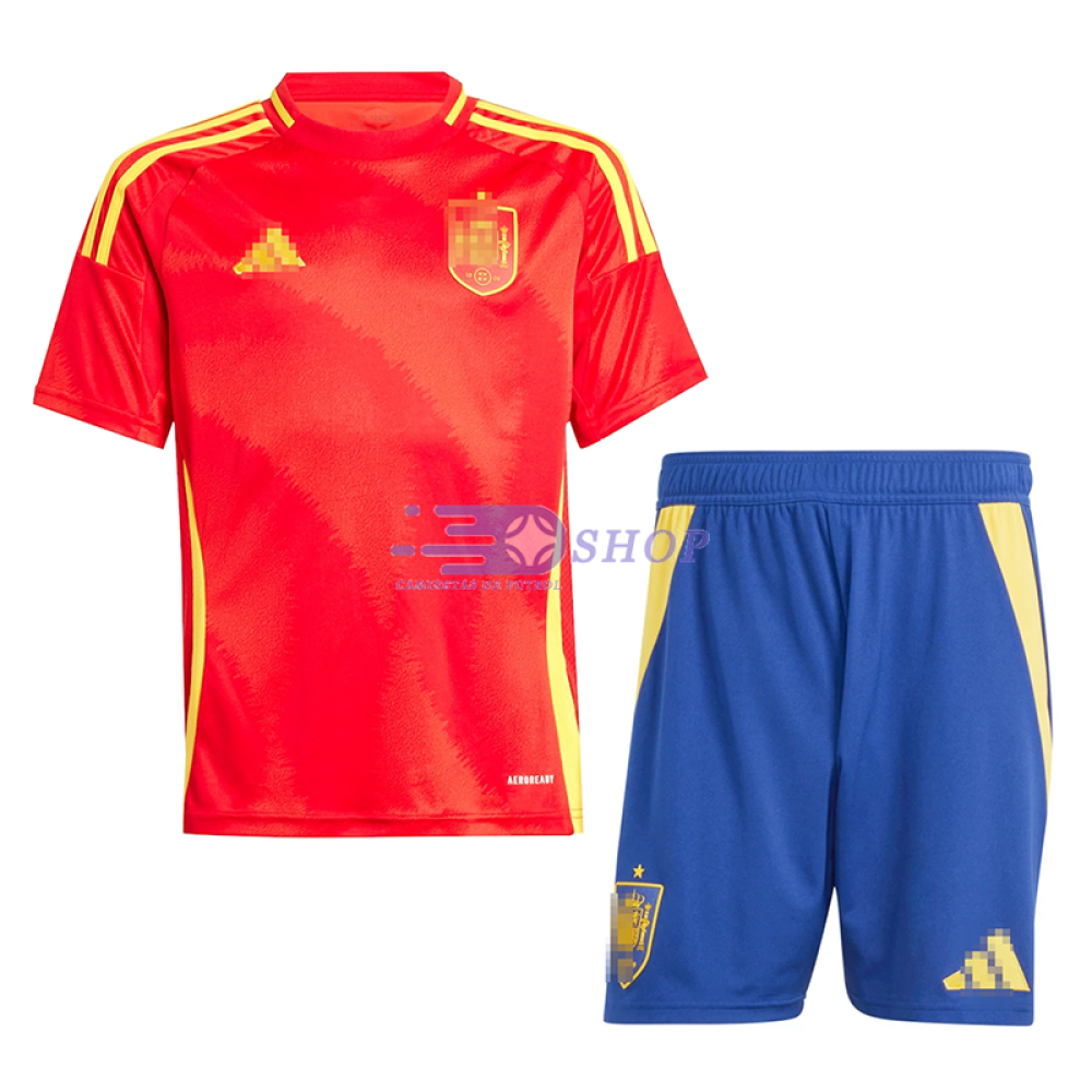 Camiseta España 2024 1ª Equipación Niño Kit