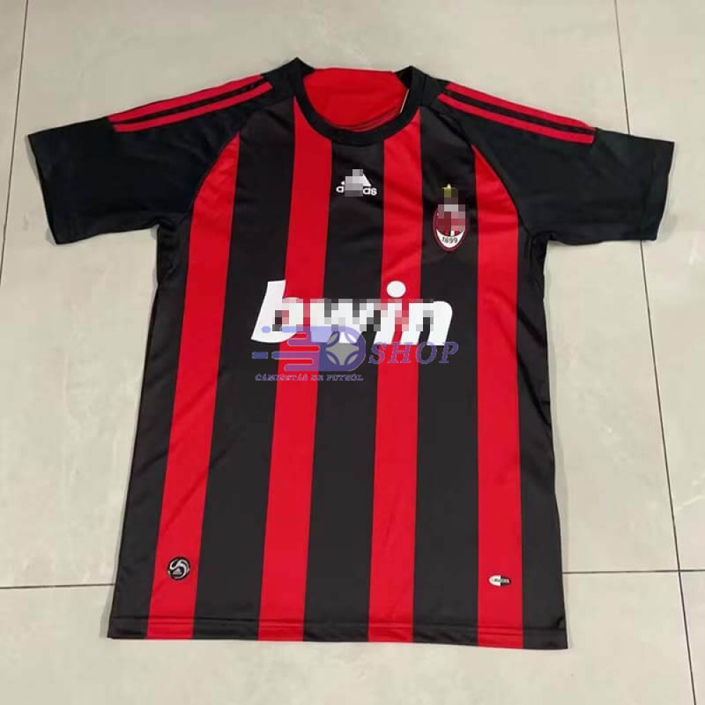 Camiseta AC Milan 2008/09 1ª Equipación Retro