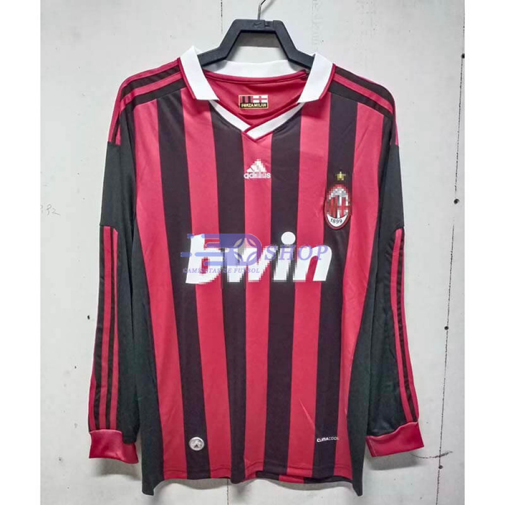 Camiseta AC Milan 2009/10 1ª Equipación Retro ML