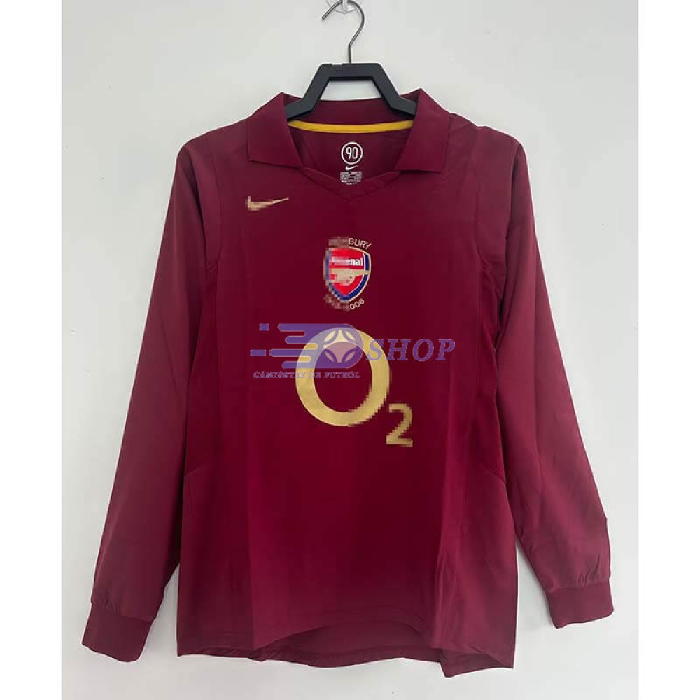 Camiseta Arsenal 2005/06 1ª Equipación Retro ML