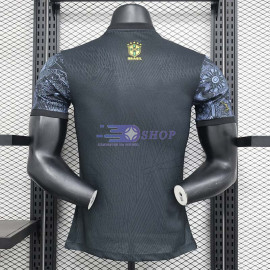 Camiseta Brasil Negro/Gris 2024 (EDICIÓN JUGADOR)