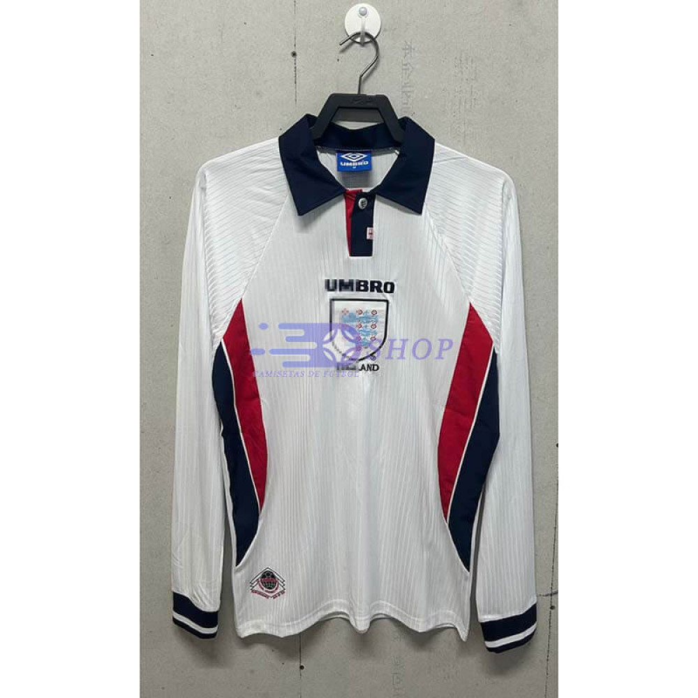 Camiseta Inglaterra 1998 1ª Equipación Retro ML