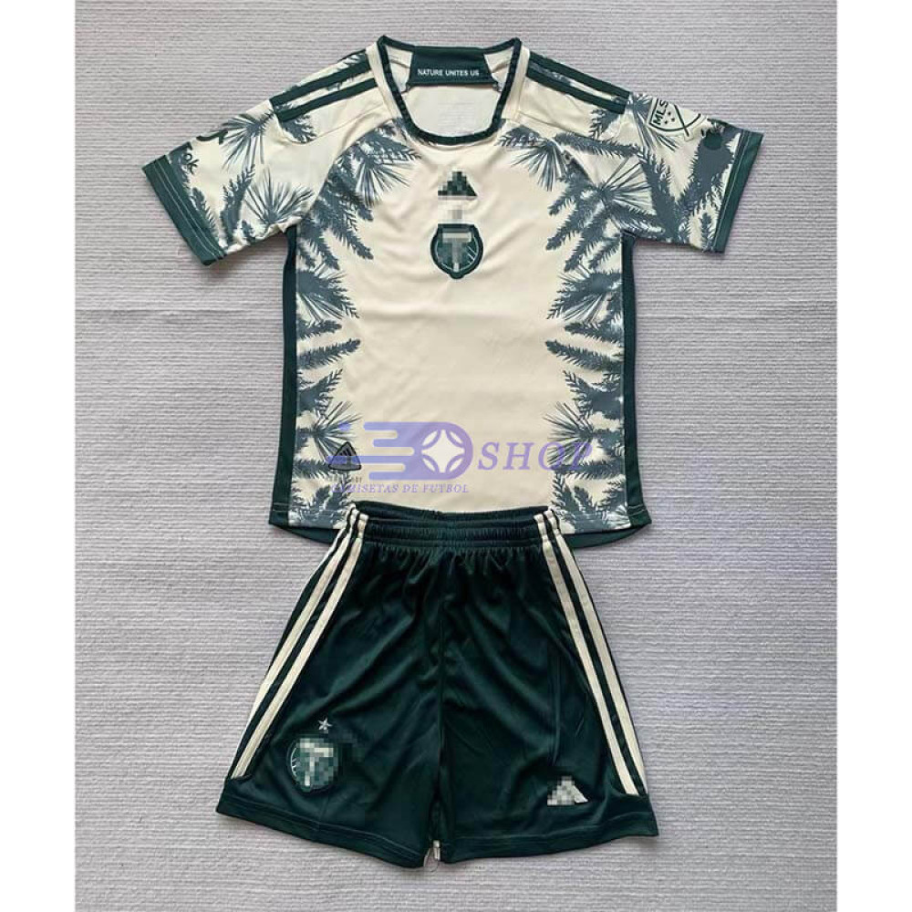 Camiseta Portland Timbers 2024/2025 2ª Equipación Niño Kit