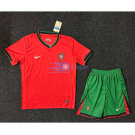 Camiseta Portugal 2024 1ª Equipación Niño Kit