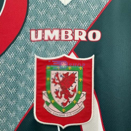 Camiseta Gales 1994/95 2ª Equipación Retro
