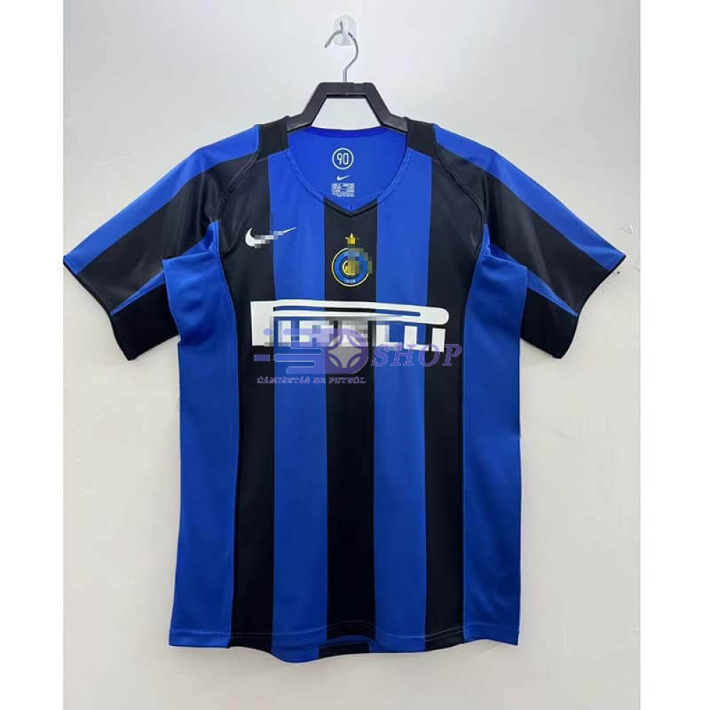 Camiseta Inter De Milán 2004/05 1ª Equipación Retro
