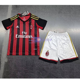 Camiseta AC Milan 13/14 1ª Equipación Retro Niño Kit