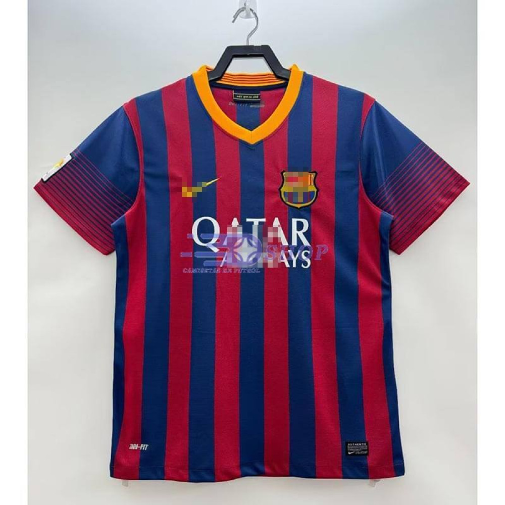 Camiseta Barcelona 2013/14 1ª Equipación Retro