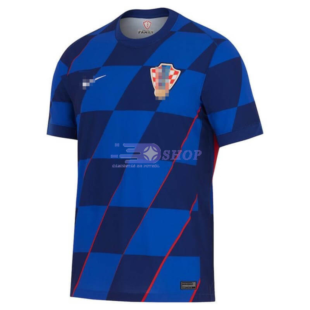 Camiseta Croacia 2024 2ª Equipación