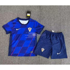 Camiseta Croacia 2024 2ª Equipación Niño Kit