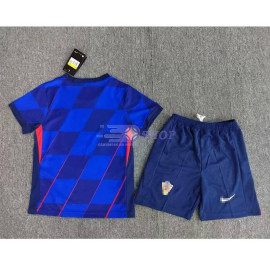 Camiseta Croacia 2024 2ª Equipación Niño Kit