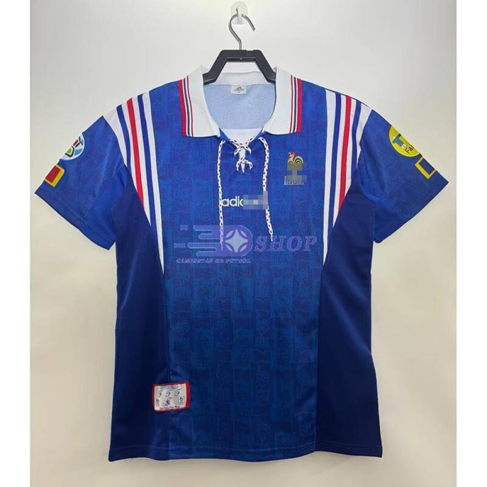 Camiseta Francia 1996 1ª Equipación Retro