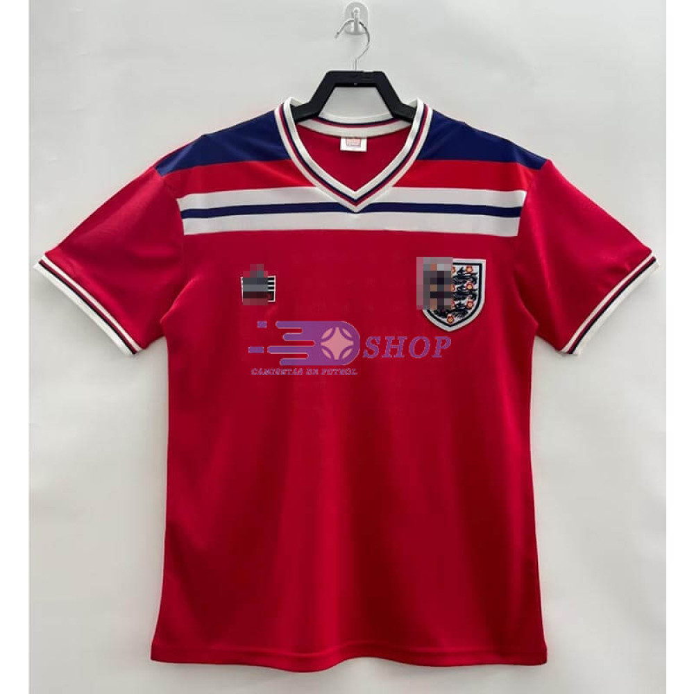 Camiseta Inglaterra 1982 2ª Equipación Retro