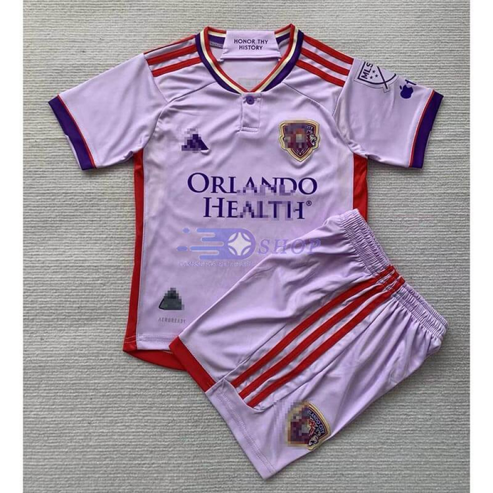 Camiseta Orlando City 2023/2024 2ª Equipación Niño Kit