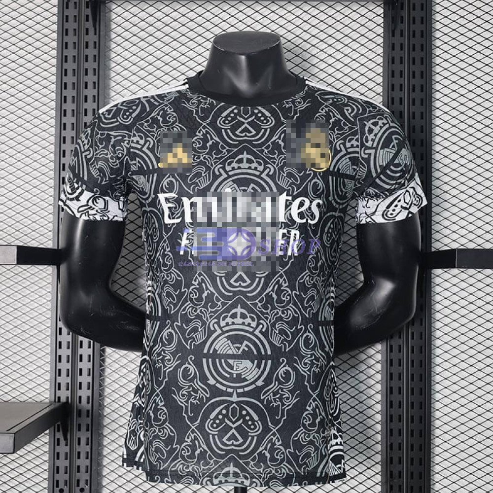 Camiseta Real Madrid Negro 2024/2025 (EDICIÓN JUGADOR)