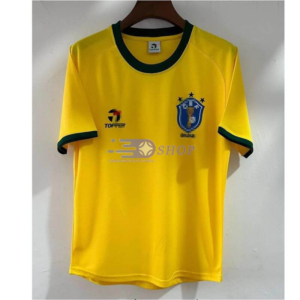 Camiseta Brasil 1982 1ª Equipación Retro