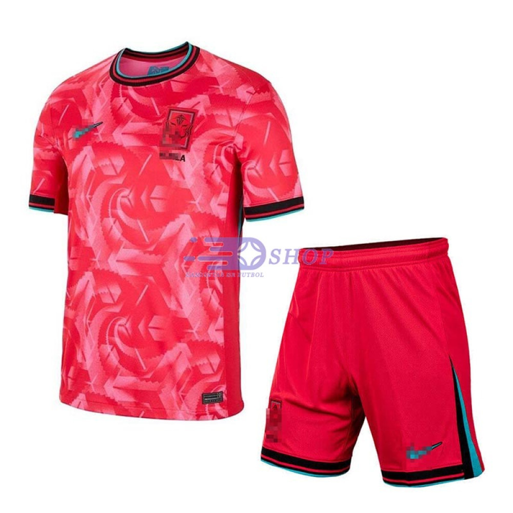 Camiseta Corea del Sur 2024 1ª Equipación Niño Kit