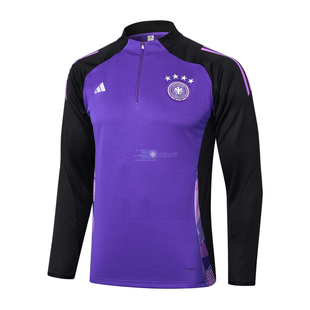 Sudadera de Entrenamiento Alemania Morado/Negro 2024