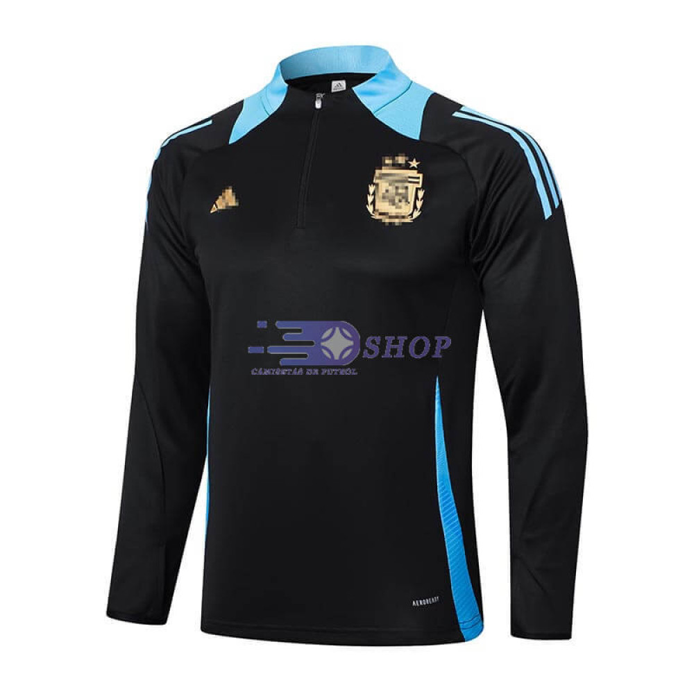 Sudadera de Entrenamiento Argentina Negro/Azul 2024