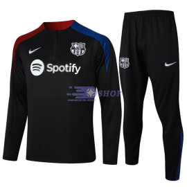 Sudadera de Entrenamiento Barcelona Negro/Rojo/Azul 2024/2025