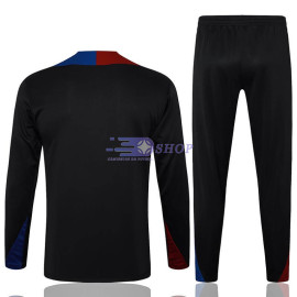 Sudadera de Entrenamiento Barcelona Negro/Rojo/Azul 2024/2025