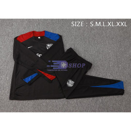 Sudadera de Entrenamiento Barcelona Negro/Rojo/Azul 2024/2025