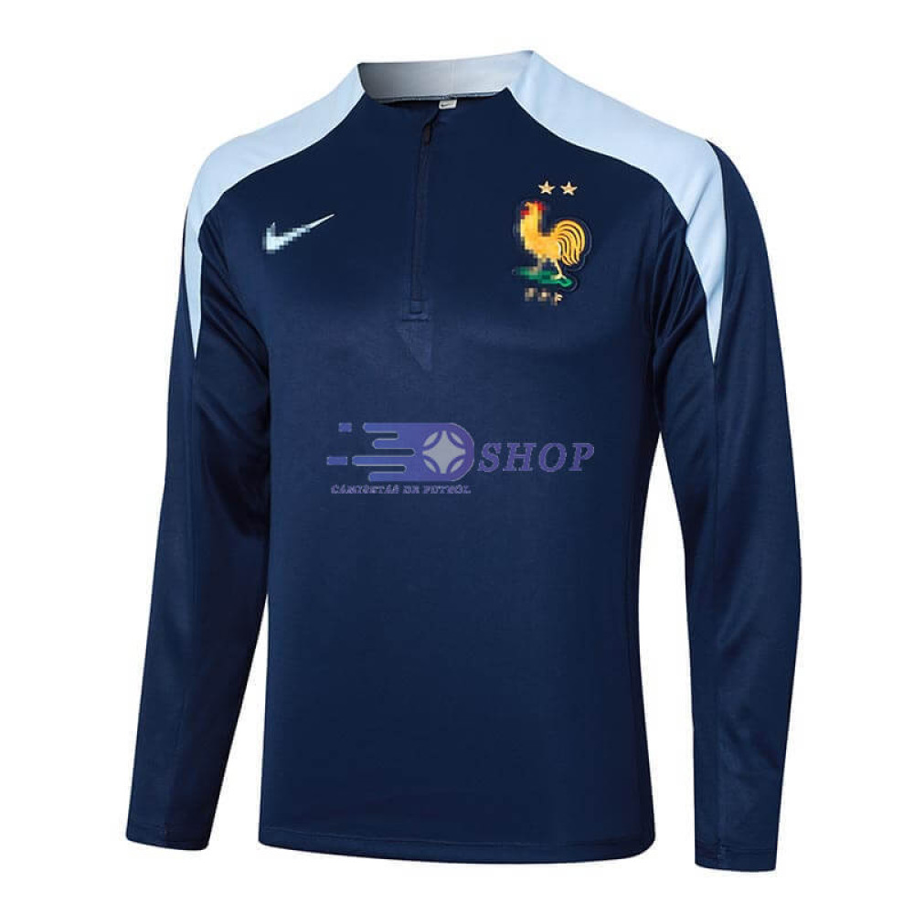 Sudadera de Entrenamiento Francia Azul Marino 2024