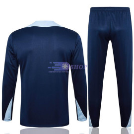 Sudadera de Entrenamiento Francia Azul Marino 2024 Kit