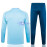 Sudadera de Entrenamiento Cuello Redondo Manchester City Azul/Blanco 2024/2025 Kit
