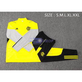 Sudadera De Entrenamiento Flamengo Amarillo 2024/2025 Kit