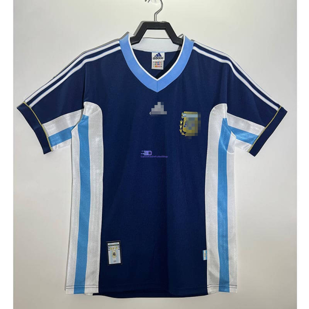 Camiseta Argentina 1998 2ª Equipación Retro