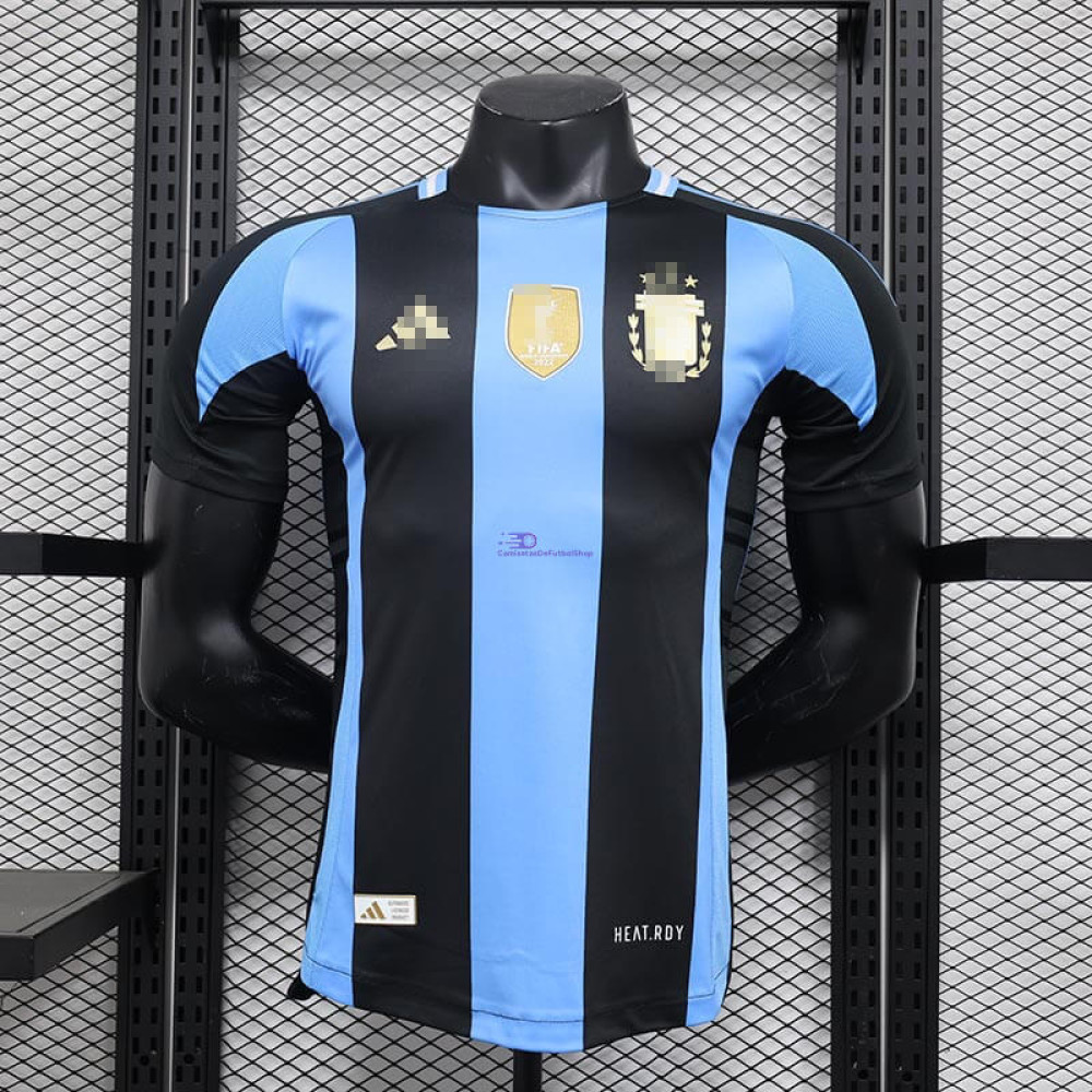 Camiseta Argentina Azul/Negro 2024 (EDICIÓN JUGADOR)