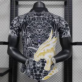 Camiseta Real Madrid Negro/Blanco/Dorado 2024/2025 (EDICIÓN JUGADOR)