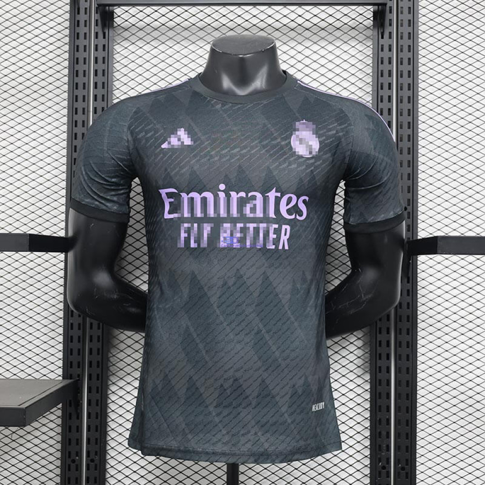 Camiseta Real Madrid Negro/Morado 2024/2025 (EDICIÓN JUGADOR)