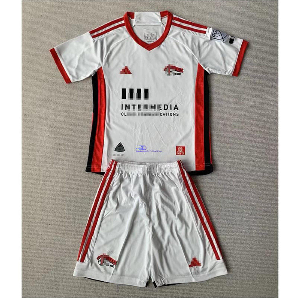 Camiseta San Jose Earthquakes 2024/2025 2ª Equipación Niño Kit