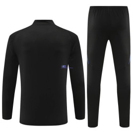Sudadera de Entrenamiento Alemania Negro/Morado 2024 Kit