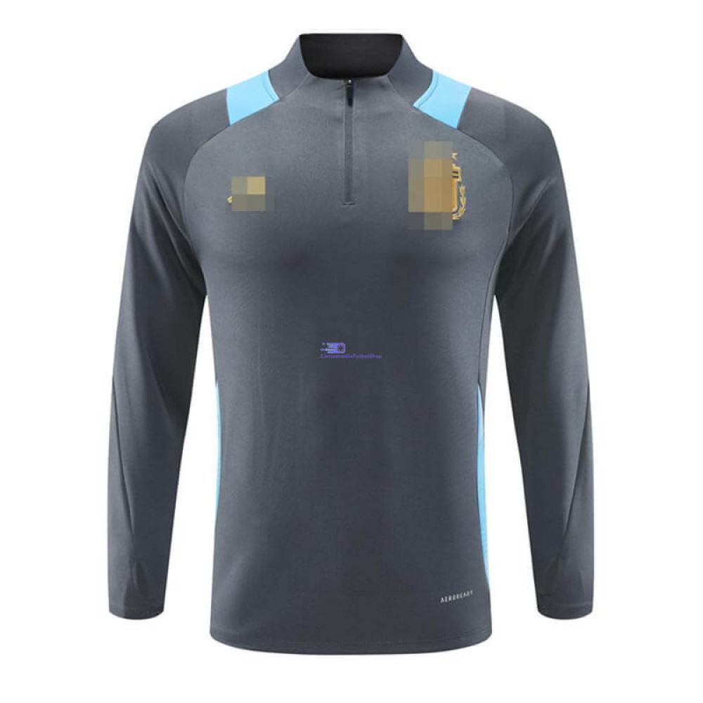 Sudadera de Entrenamiento Argentina Gris/Azul 2024