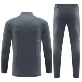 Sudadera de Entrenamiento Argentina Gris/Azul 2024 Kit
