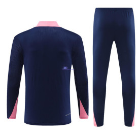 Sudadera de Entrenamiento Atlético de Madrid Azul Marino/Rosa 2024/2025 Kit