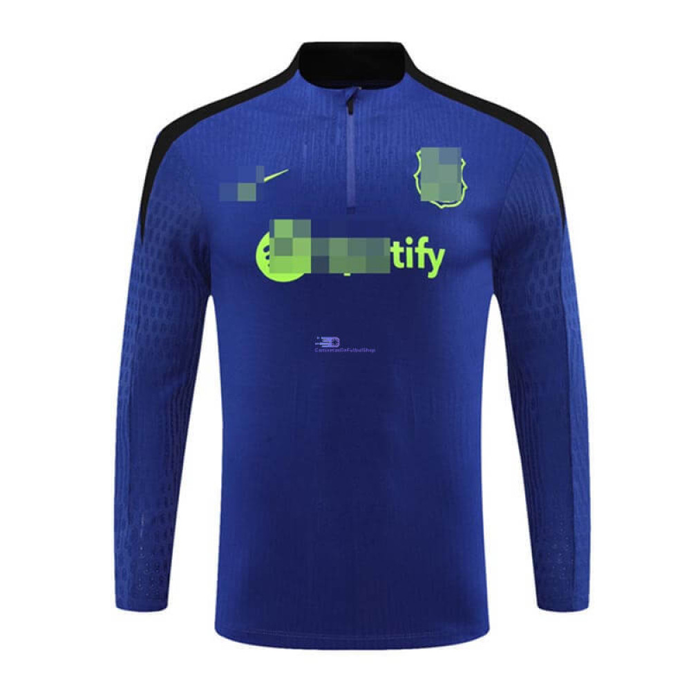 Sudadera de Entrenamiento Barcelona Azul/Negro 2024/2025