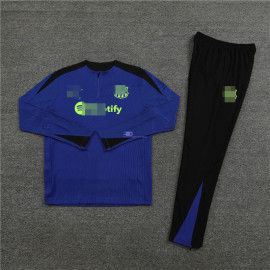 Sudadera de Entrenamiento Barcelona Azul/Negro 2024/2025