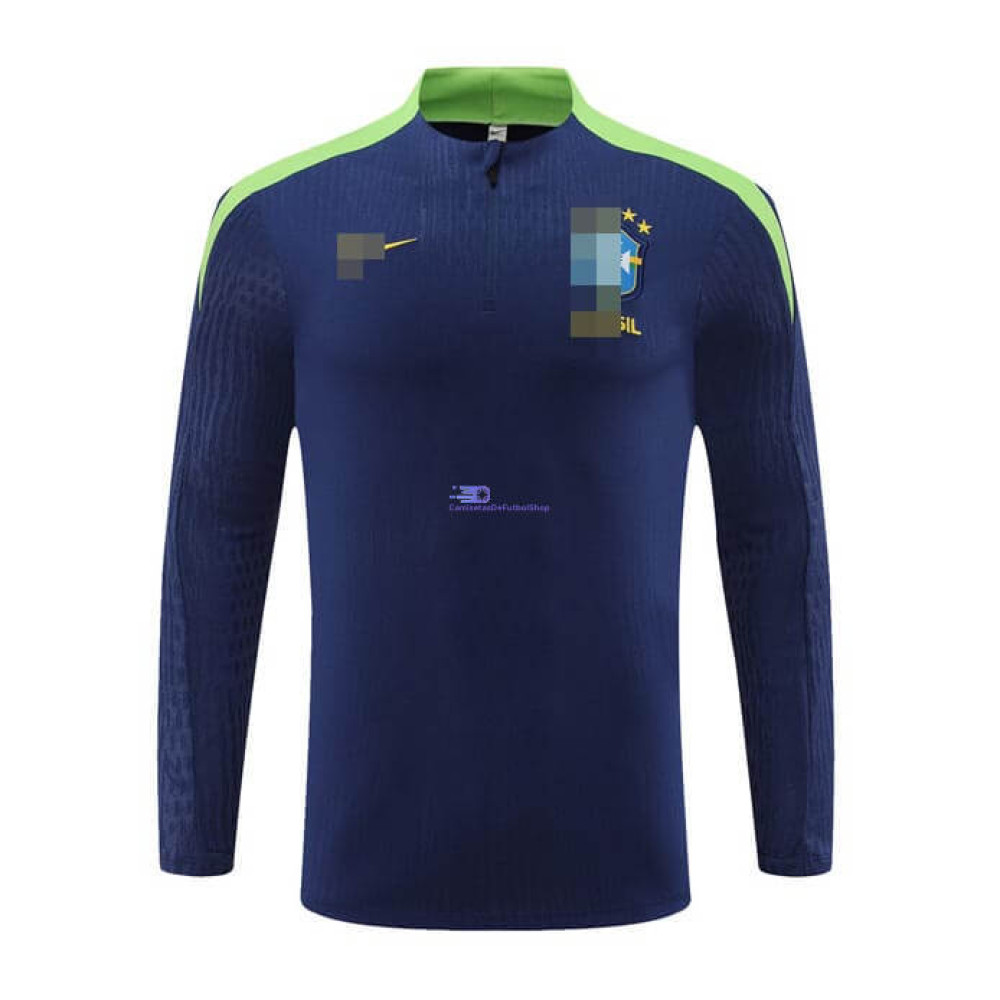 Sudadera de Entrenamiento Brasil Azul/Verde 2024