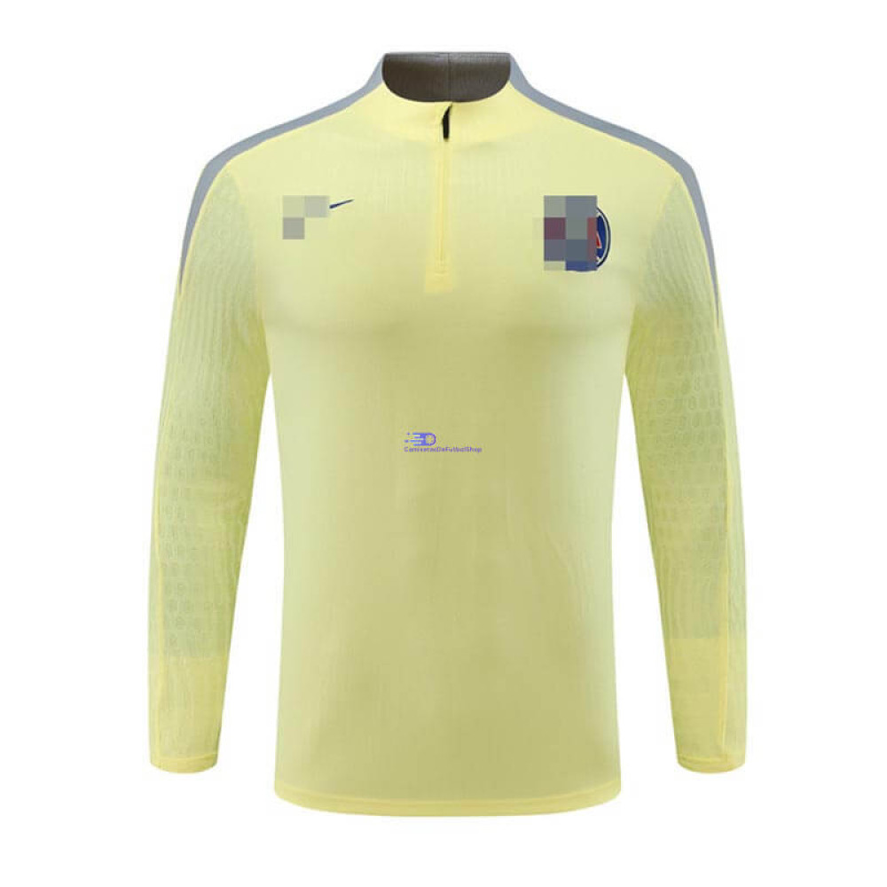Sudadera de Entrenamiento Club America Amarillo Claro 2024/2025