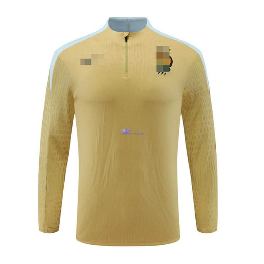 Sudadera de Entrenamiento Francia Dorado 2024