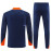 Sudadera de Entrenamiento Holanda Azul/Naranja 2024 Kit