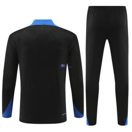 Sudadera de Entrenamiento Holanda Negro/Azul 2024