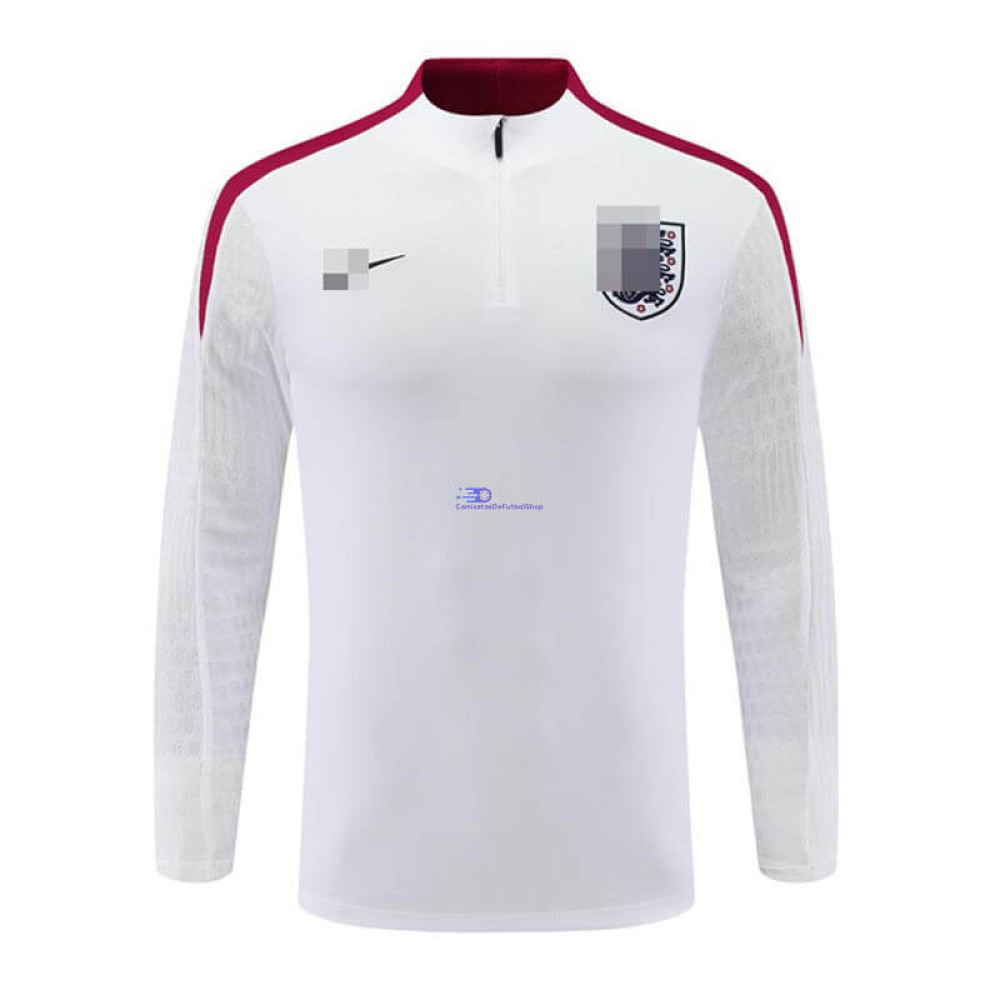 Sudadera de Entrenamiento Inglaterra 2024 Blanco/Rojo