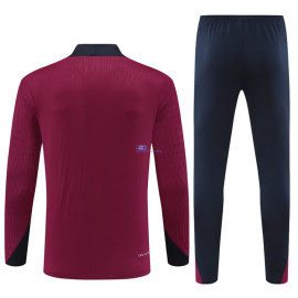 Sudadera de Entrenamiento Inglaterra Rojo/Negro 2024 Kit